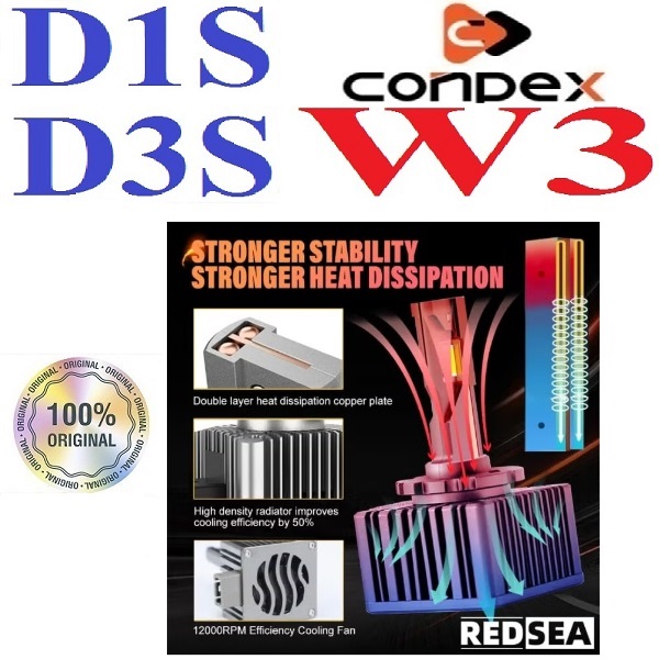 هدلایت کانپکس مدل W3 پایه D1