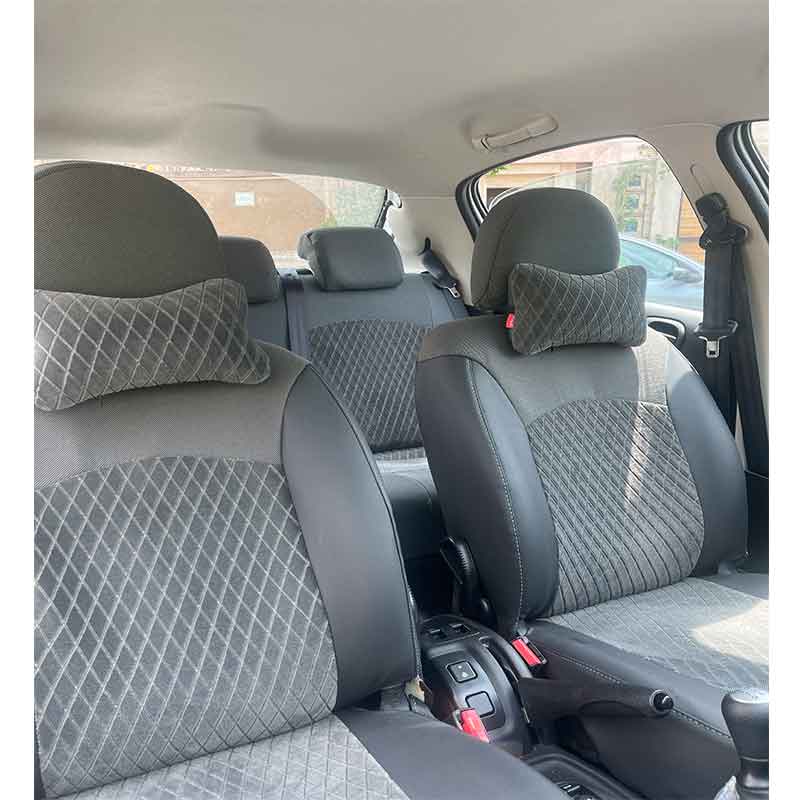 alt=روکش صندلی پژو 206 و 207  و رانا طرح آلما چرم و پارچه