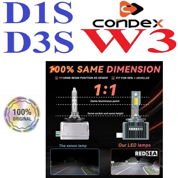 هدلایت کانپکس مدل W3 پایه D1