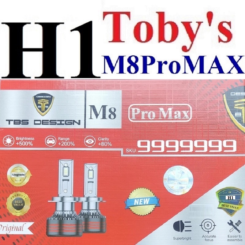 alt=هدلایت M8ProMax برند TBS پایه H توبیز
