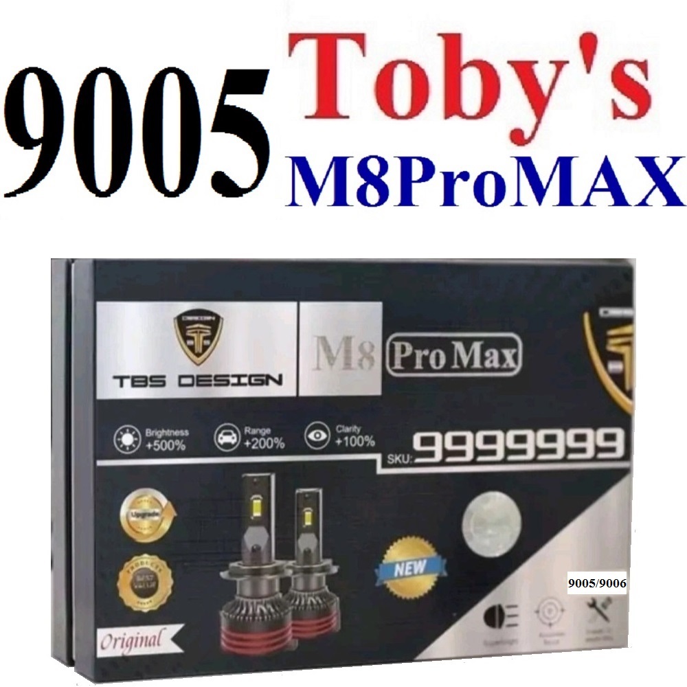 alt=هدلایت لامپ خودرو توبیز مدل M8 Pro Max پایه 9005 و 9006