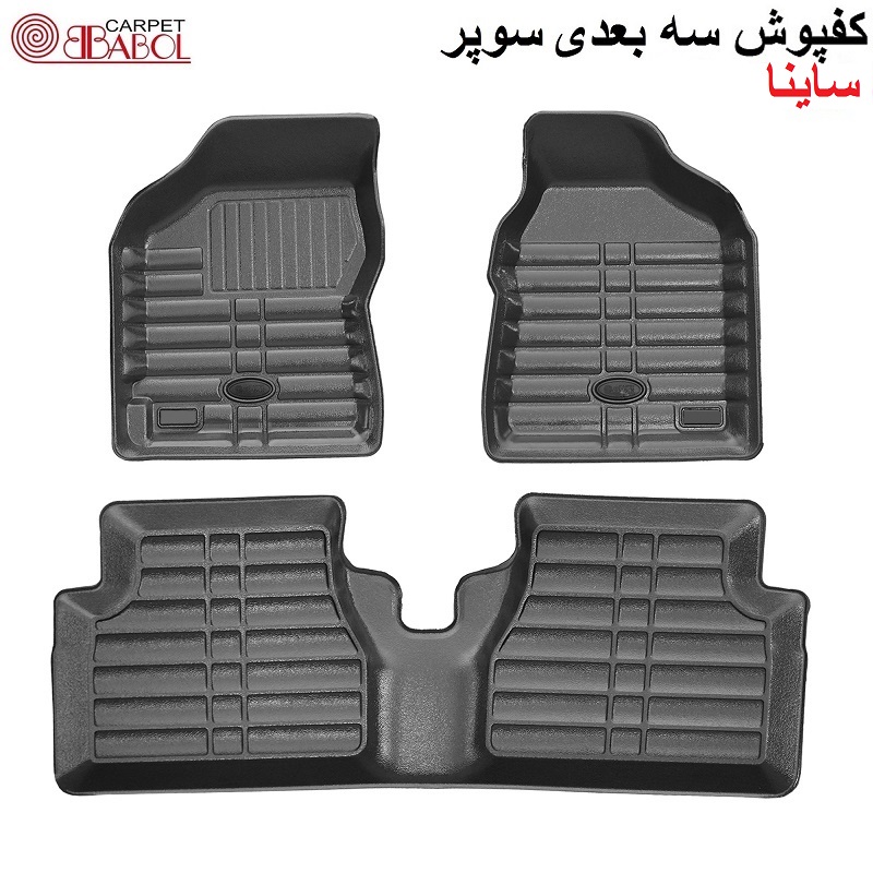 alt=کفپوش سه بعدی سوپر ساینا طوسی