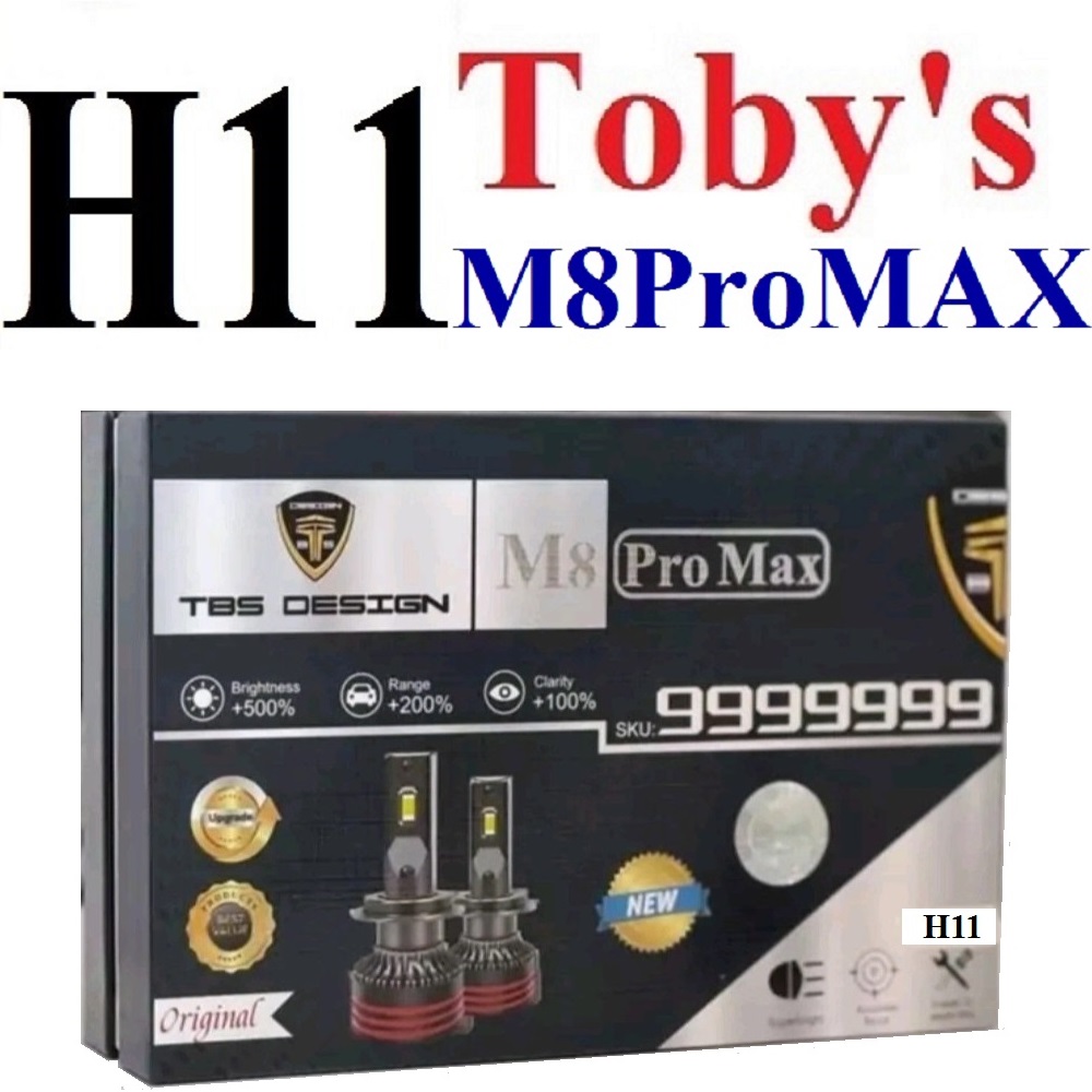 alt=هدلایت لامپ خودرو توبیز مدل M8 Pro Max پایه H11